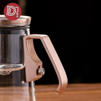 Magnetic Push Button Glass Tea Infuser Pitcher