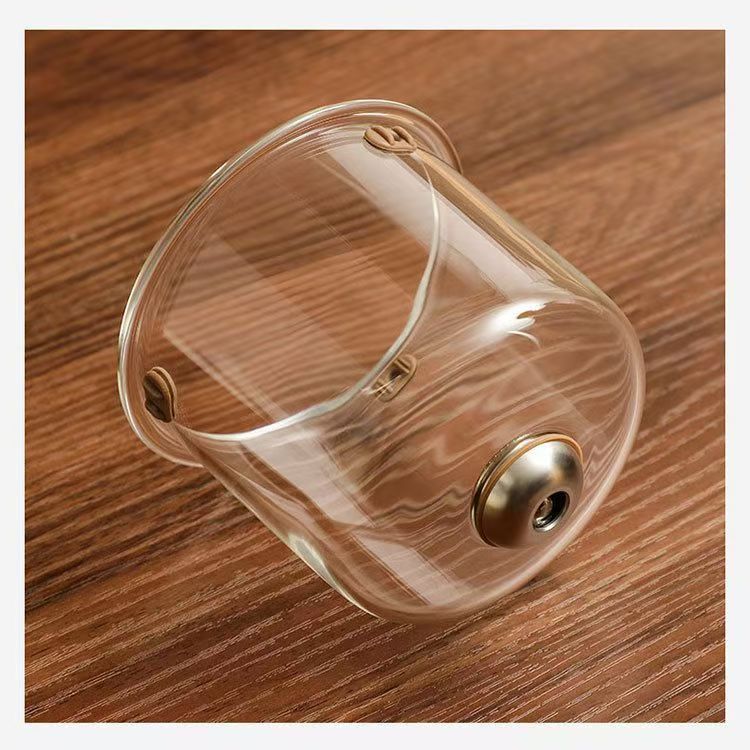 Smart Keep-Warm Glass Tea Infuser (Walnut)