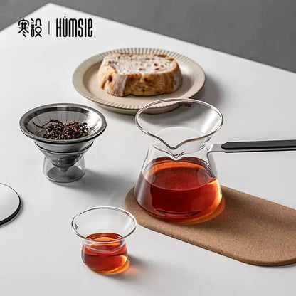 Mystic Magnetic Tea Carafe | Heat-Resistant Glass One-Touch Filter Teapot