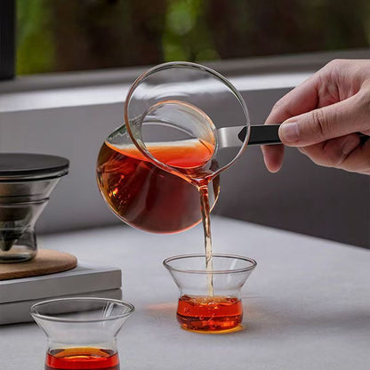Mystic Magnetic Tea Carafe | Heat-Resistant Glass One-Touch Filter Teapot