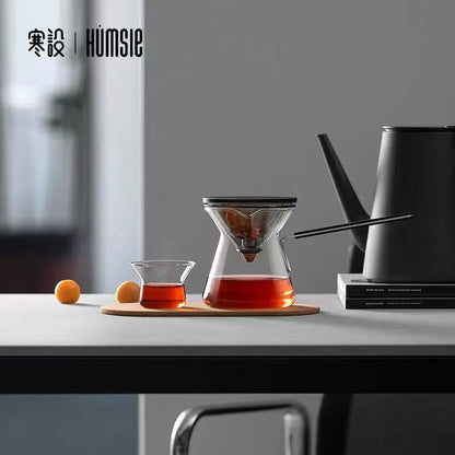 Mystic Magnetic Tea Carafe | Heat-Resistant Glass One-Touch Filter Teapot